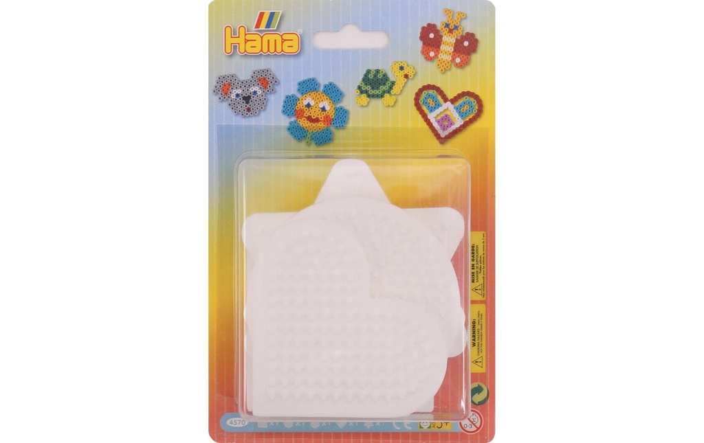 Hama Plaques pour perles à repasser divers 5 pièces Multicolore