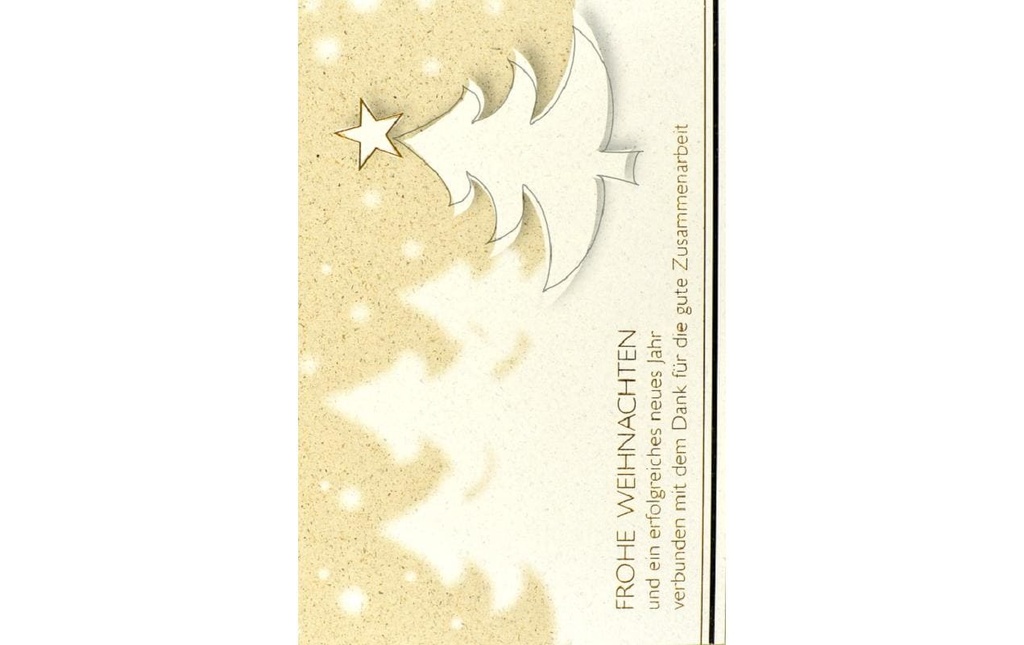 ABC Carte de Noël Joyeux Noël