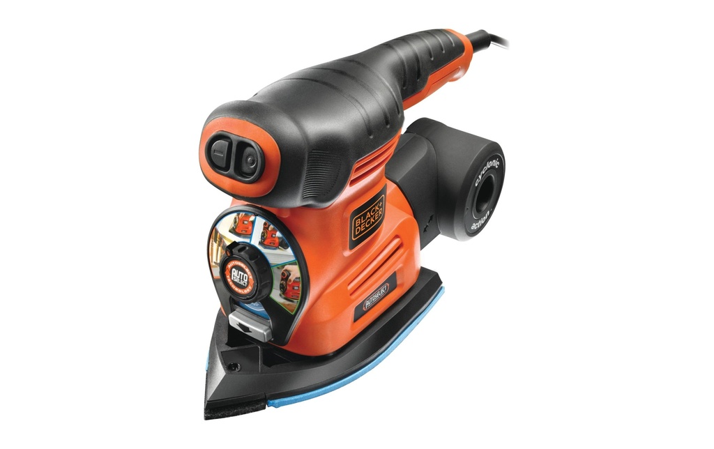 BLACK+DECKER Ponceuse multifonction Autoselect 4 in 1