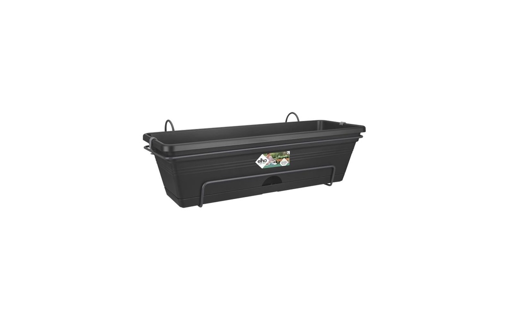 Elho Pot de fleur Green Basics Balconnière Allin1 50 cm Noir