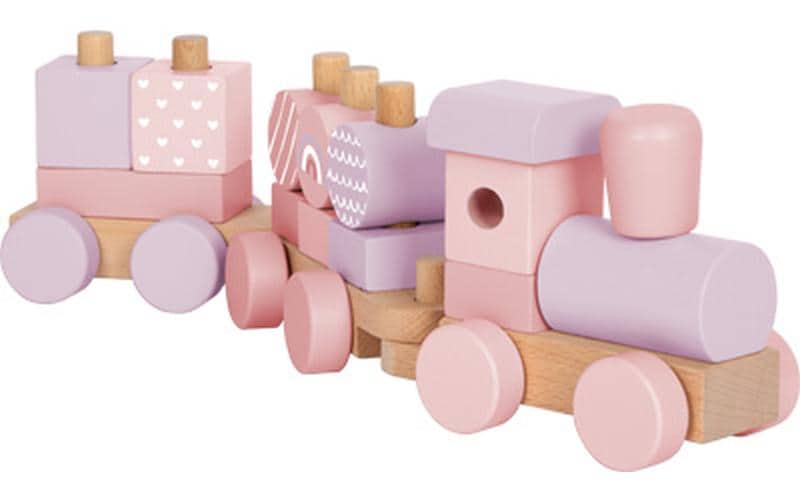 small foot Train en bois Rose