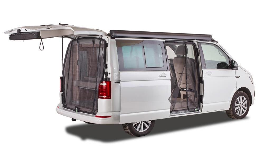 Van Quito Moustiquaire de porte coulissante, aimant RV, fine-mesh VW T5/T6/T6.1