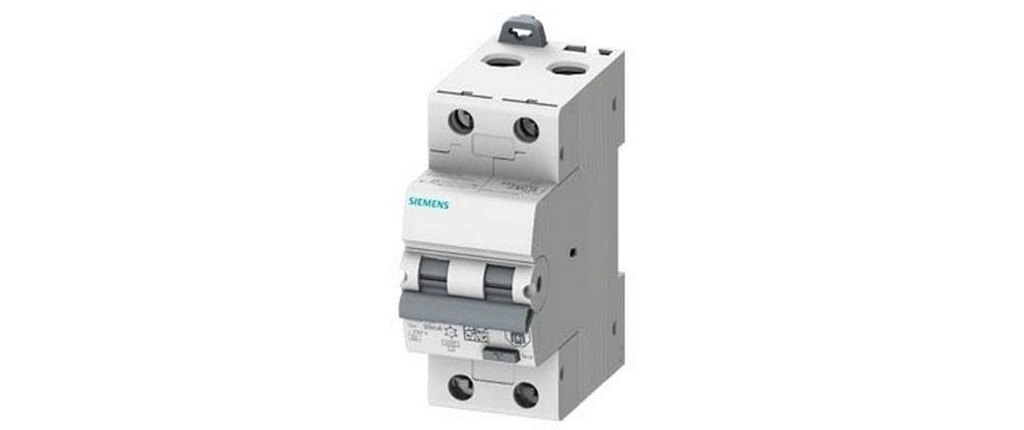 Siemens FI / LS 6 kA, 2P type A, 30 mA, C-Char, In: 16A Un: 230 V
