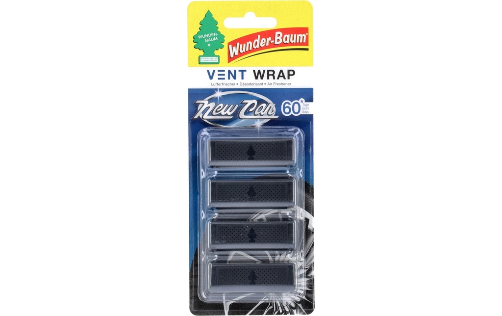 Wunderbaum Désodorisant pour voiture Vent Wrap New Car