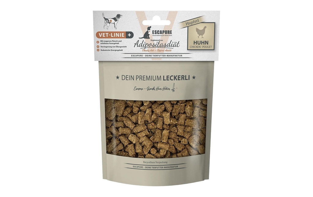 Escapure VET-Linie Aliments secs Cupule de poulet pour obèses 0.15 kg