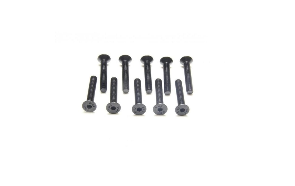 EP Vis à tête fraisée M2 x 4 mm Douille hexagonale, 10 pièces