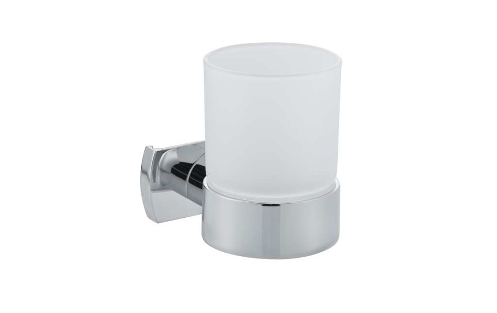 BIASCA Porte-verre 9.6 x 6.9 x 10.5 cm chrome