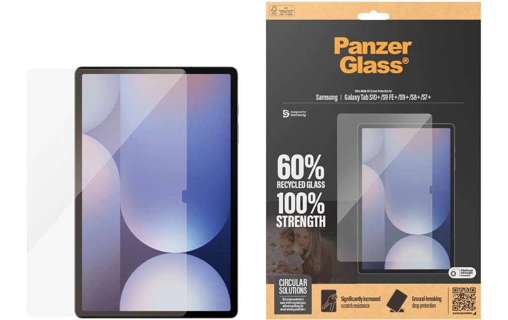 Panzerglass Ultra Wide Fit Galaxy Tab S7+/S8+/9+/S9+ FE/S10+
