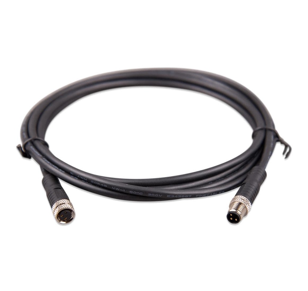 Victron Câble de prolongation Connecteur rond M8, 5 m, 2 pièces