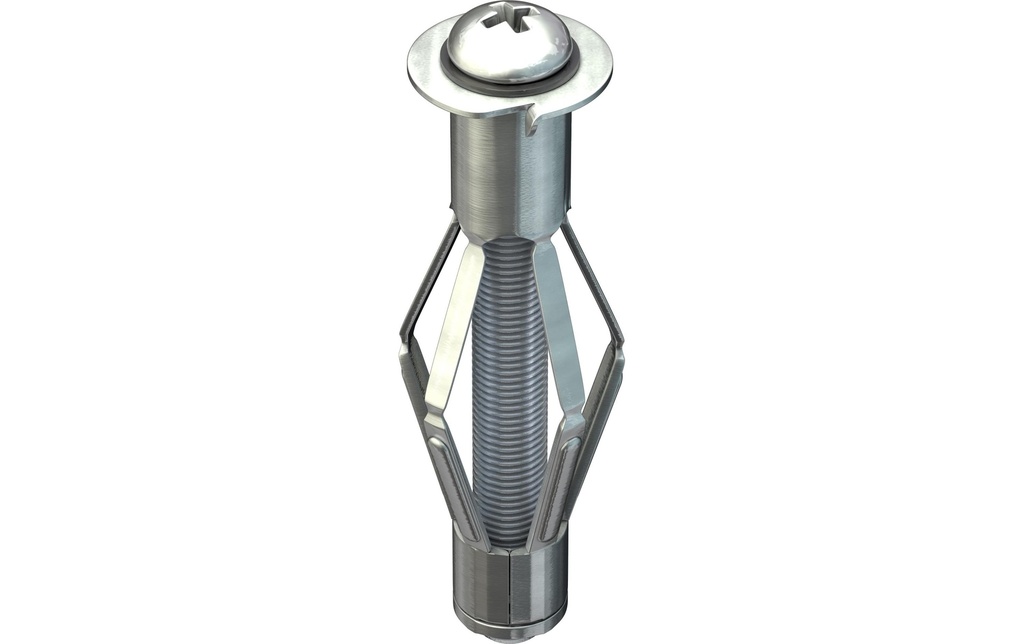 Tox-Dübel Cheville pour Supports creux  Acrobat M4 x 38 mm, PH2, 50 Pièce/s