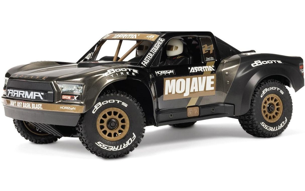 Arrma Camion del deserto Mojave GROM BLX 2233S, noir 1:16