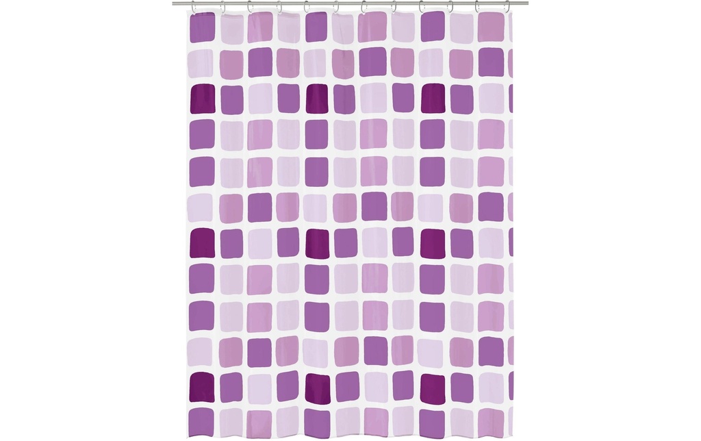Kleine Wolke Rideau de douche Sonny 180 x 200 cm, Violet