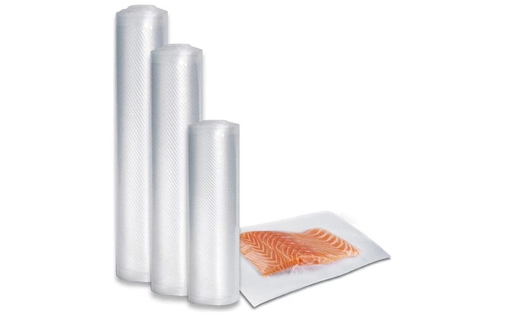 Caso Kit film professionnel 2, 50 sachets en film plastique, 3 rouleaux de film plastique