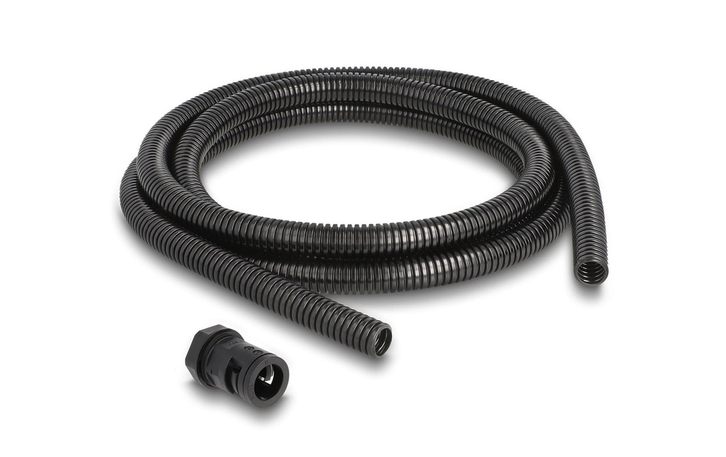 Delock Gaine de câble 2 m x 13 mm Noir