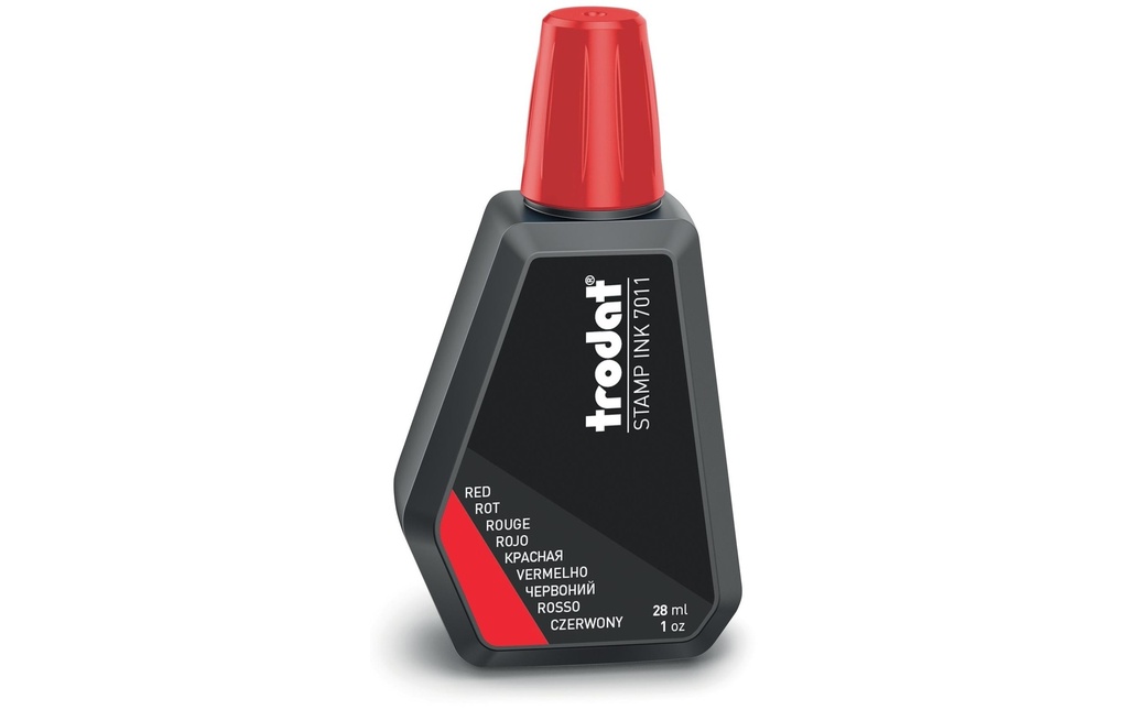 Trodat Encre pour tampon 7011 28 ml, Rouge