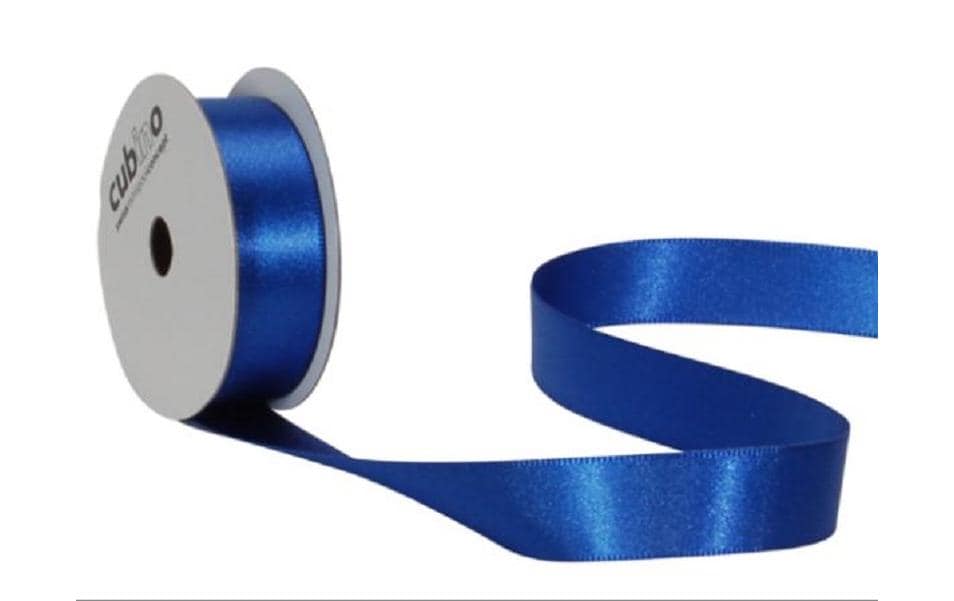 Spyk Ruban de satin 16 mm x 5 m, Bleu royal