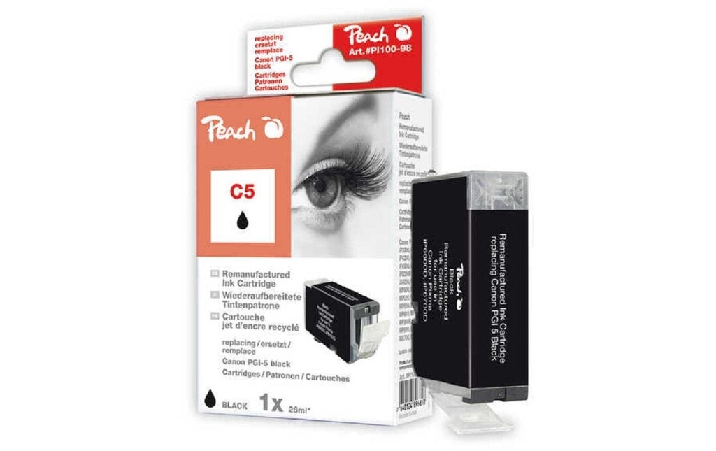 Peach Encre Canon PGI-5 noir