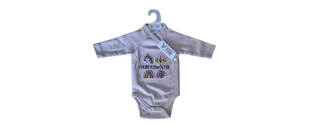 Very Important Baby Body à langer manches longues Chlini Schwöster Taille 56