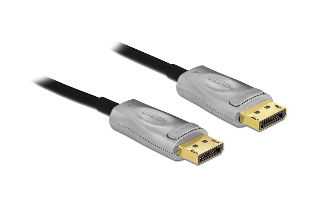 Delock Câble optique DisplayPort - DisplayPort, 50 m, 8K 60 Hz