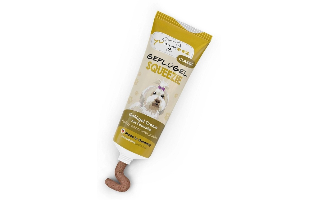 Yummeez Supplément alimentaire pour chiens Squeezie volaille 75g