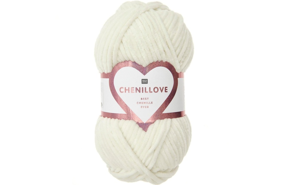 Rico Design Laine Chenillove 100 g, Crème