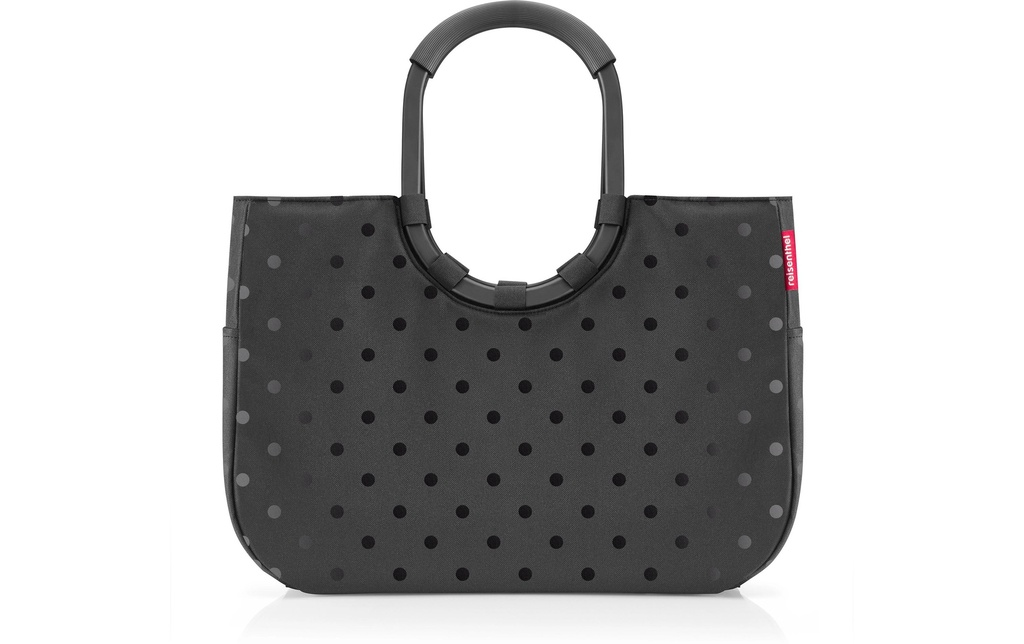 Reisenthel Panier de course loopshopper L Frame Glossy dots black
