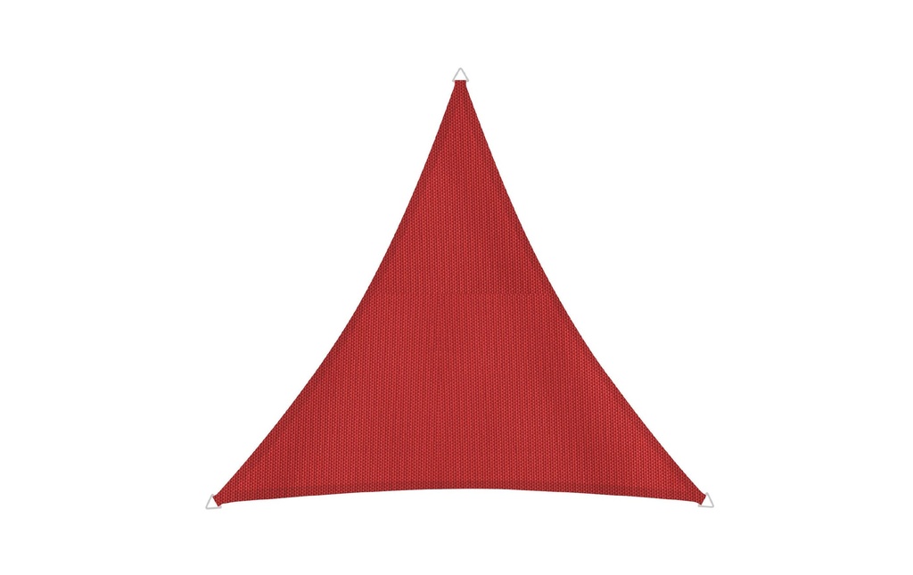 Windhager Voile d’ombrage Cannes, 4 m, Triangulaire, Rouge
