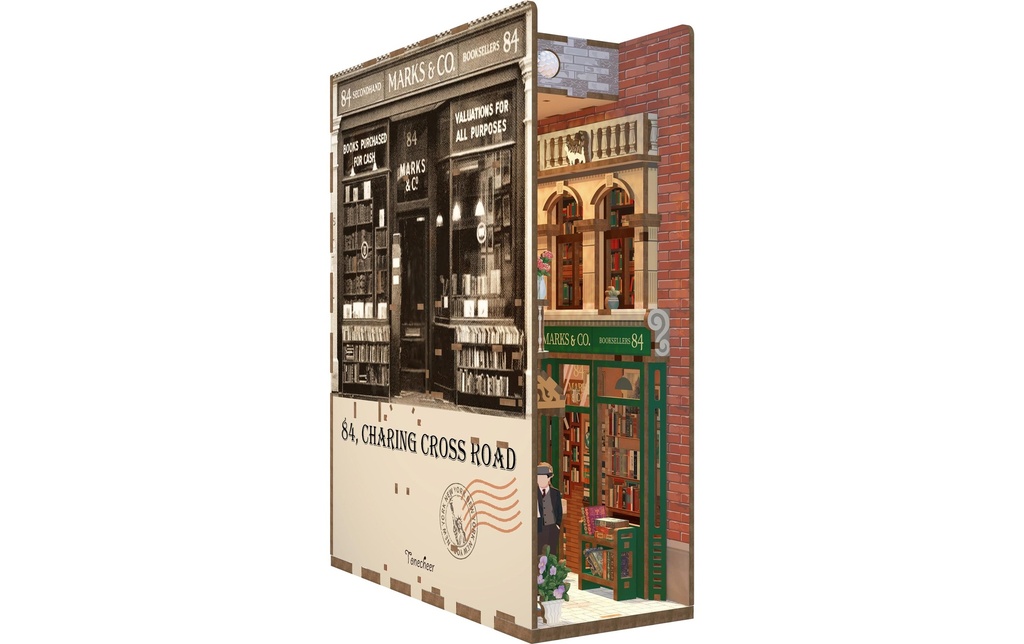 Tonecheer Kits de montage Book Nook 84 Charing Cross Road