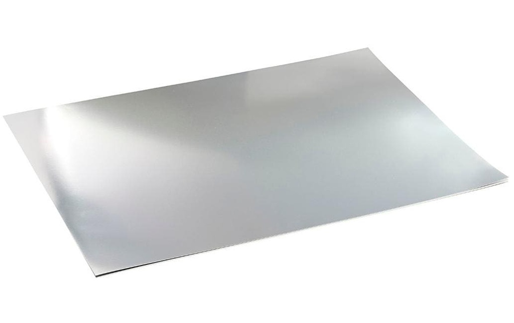 Creativ Company Papier métallisé A2 10 feuilles, argent