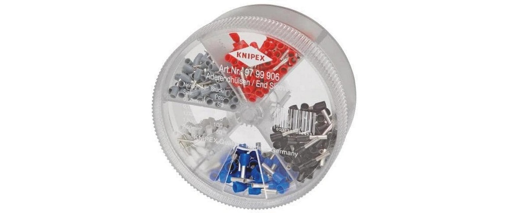 Knipex Cosses terminales 0.5 - 2.5 mm², 400 pièces