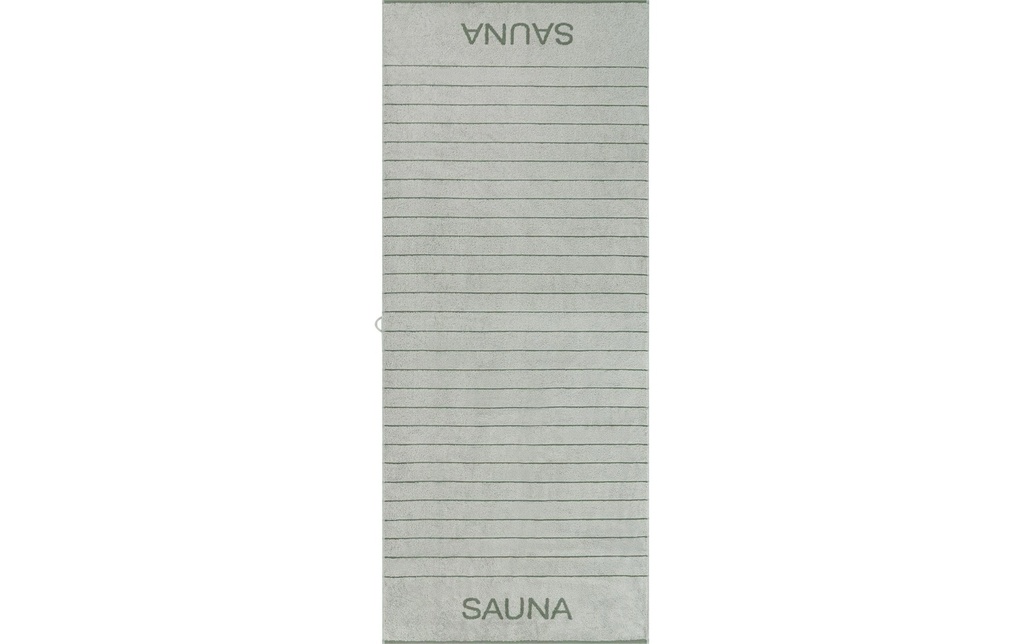 Cawö Serviette de sauna Balance Doubleface 80 x 200 cm, Wasabi