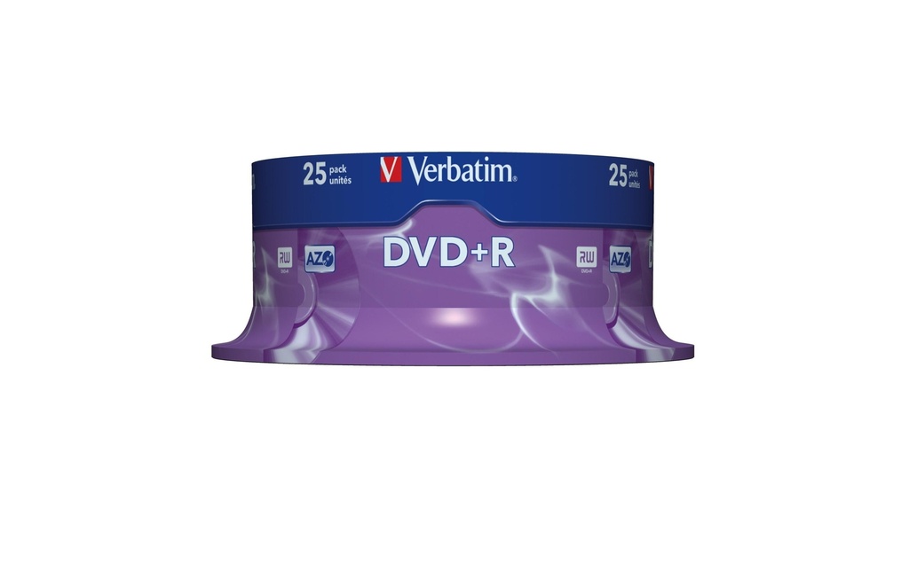 Verbatim DVD+R 4.7 GB, tour (25 Pièce/s)