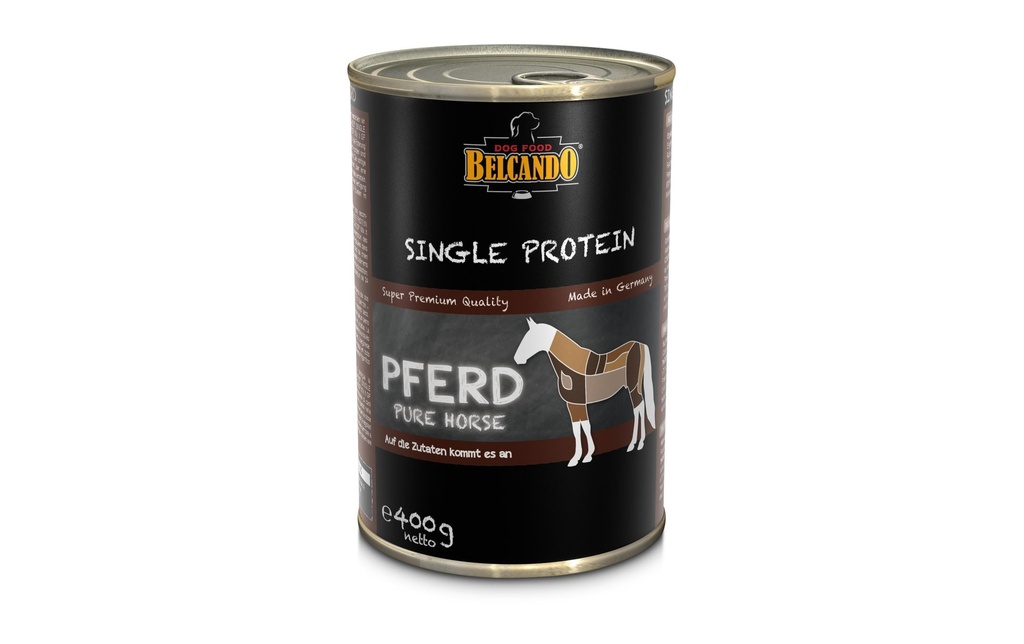 Belcando Alimentation humide Protéine unique cheval, 400g