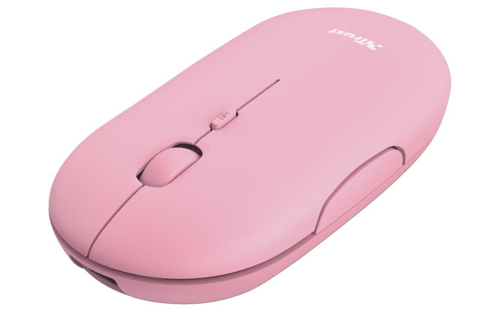Trust Souris Puck Rechargeable Rose