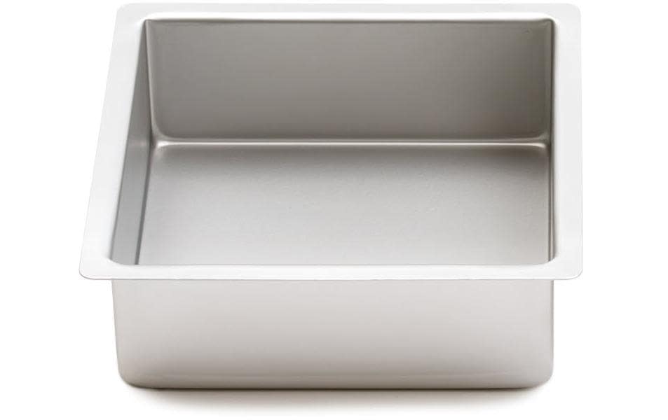 Decora Plat à four carré Profi 25 x 25 cm, argent
