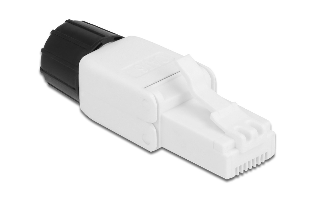 Delock Connecteur RJ45 Cat.6 UTP sans outil 1 Pièce/s, Blanc