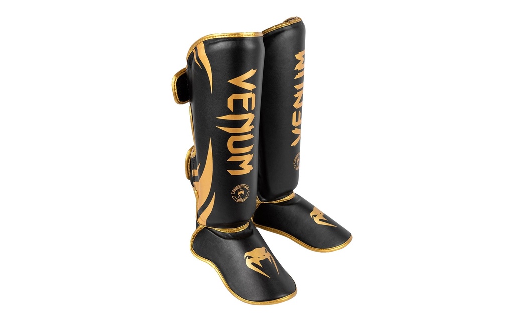 Venum Challenger Standup Shin Guards Noir/Or, L