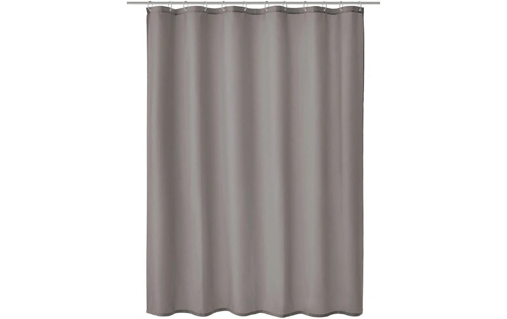 Kleine Wolke Rideau de douche Kito 180 x 200 cm, Gris foncé