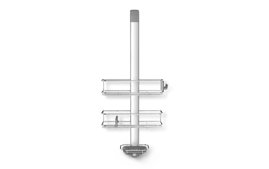 Simplehuman Supports pour produit de douche Support de porte de douche Argenté