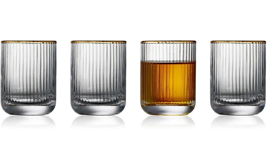 Lyngby Verre à schnaps Palermo or 6 cl, set de 4