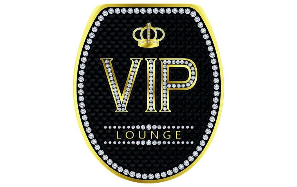 diaqua® Siège de toilette Brillant Vip Abaissement automatique, noir/jaune