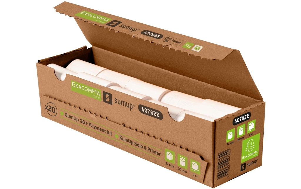 Exacompta Rouleau de papier thermique SumUp 20 Pièce/s