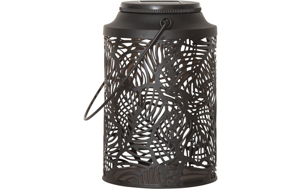 Star Trading Lanterne Solar Leafy, Noir