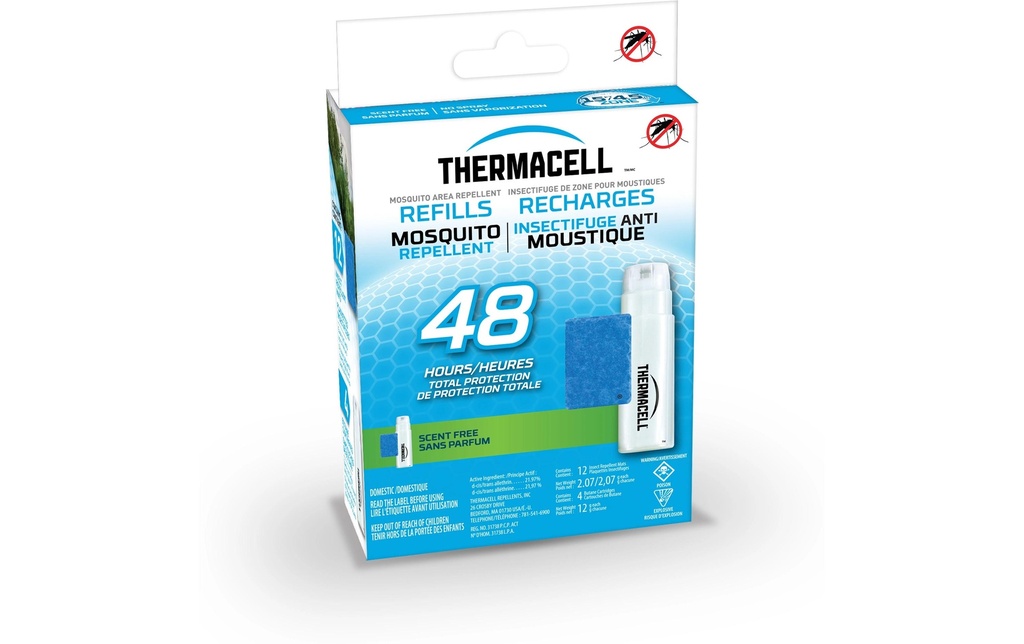 Thermacell Kit de recharge 48 h R4 12 Pièce/s
