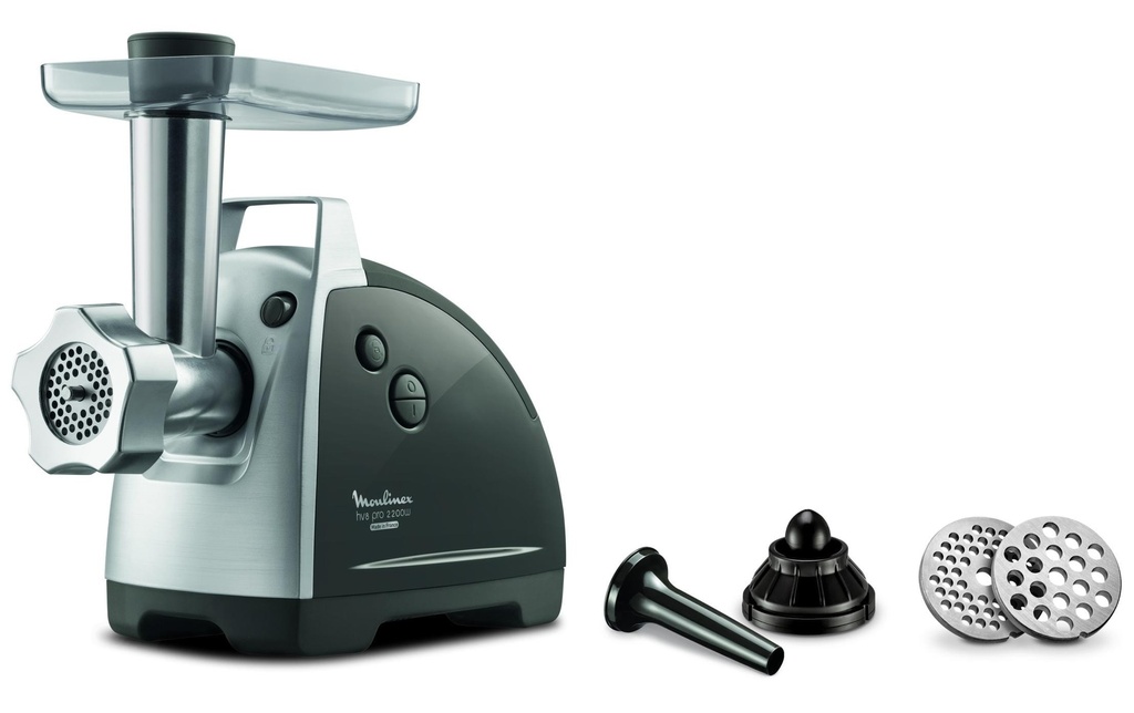 Moulinex Hachoir à viande HV8 Pro 4 in 1 Gris/Argenté