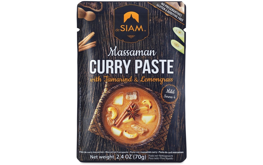 deSIAM Pâte de curry Massaman 70 g