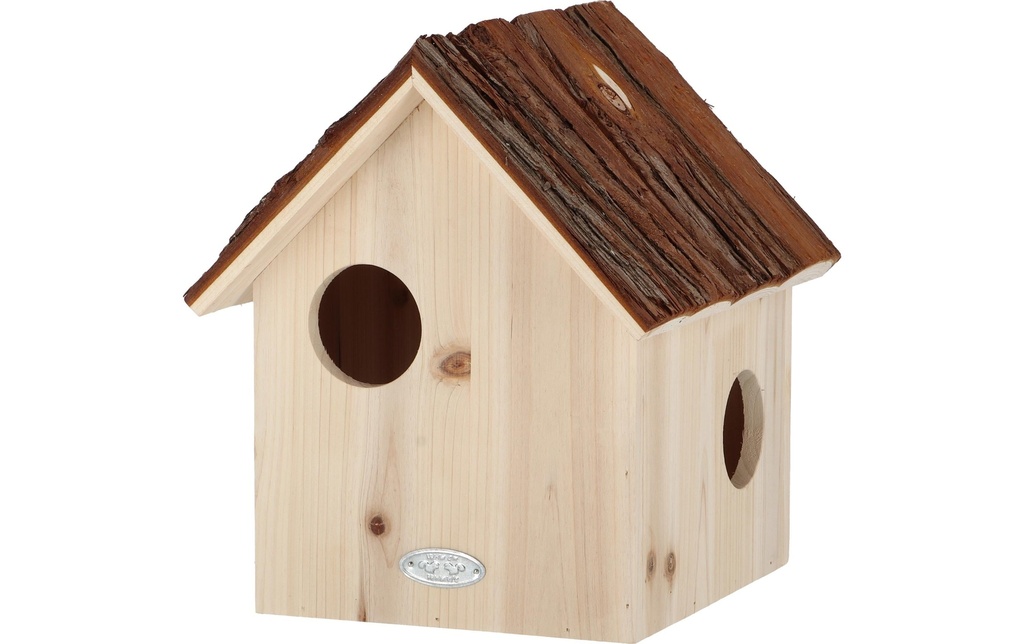 Esschert Design Maison d'écureuil avec toit en écorce
