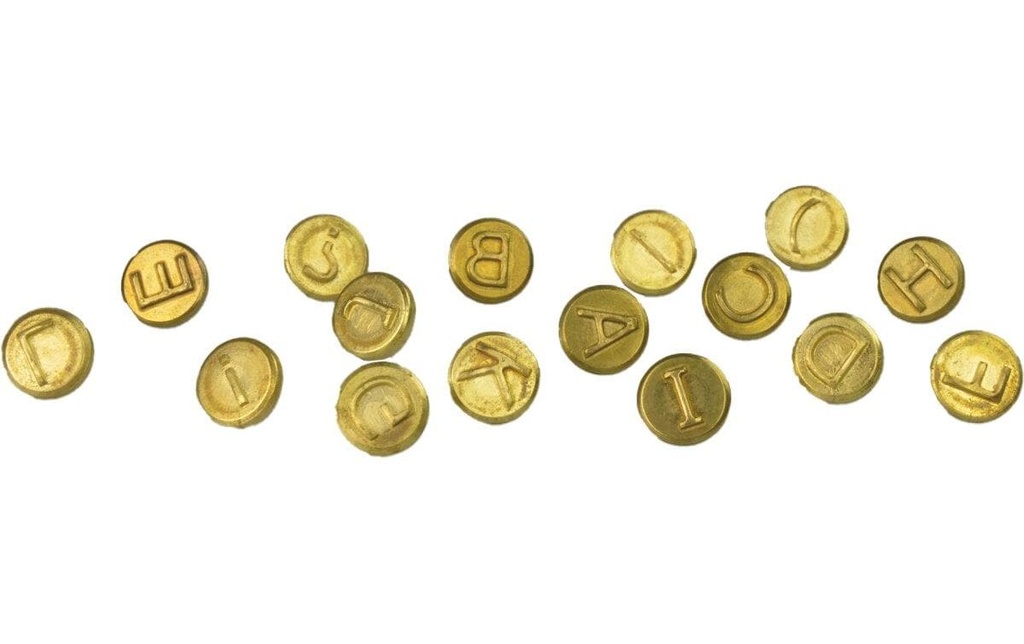 Glorex Ferro da stiro Lettres A-L 16 pièces