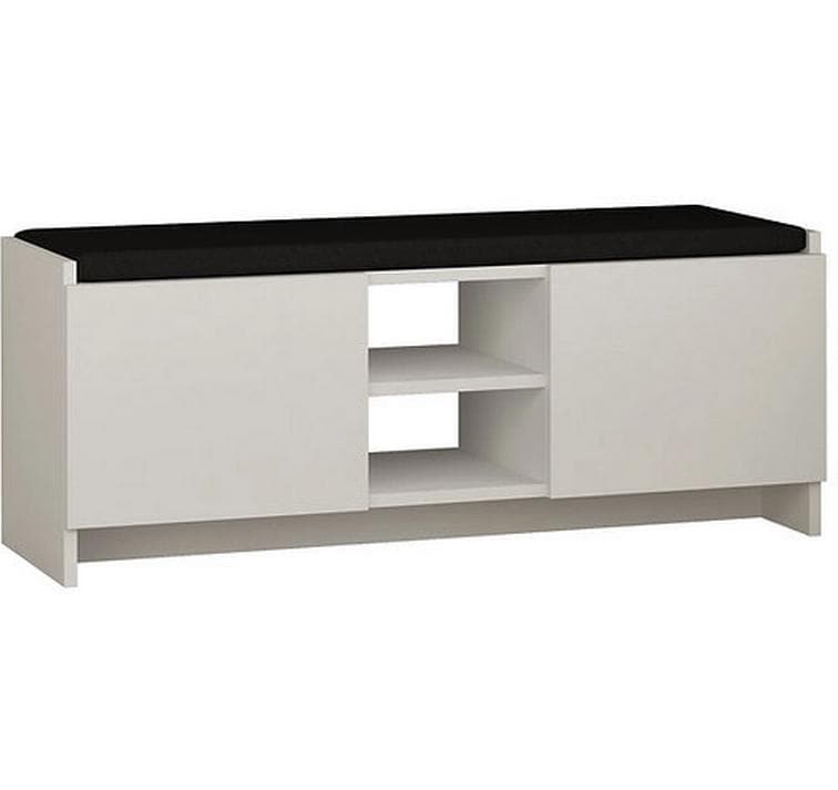 Woody Fashion Armoire à chaussures Zulla 110 x 43 x 37 cm, Blanc