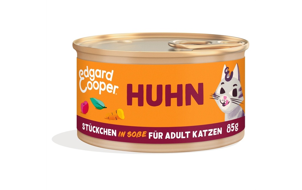 Edgard & Cooper Alimentation humide Poulet adulte, 18 x 85g
